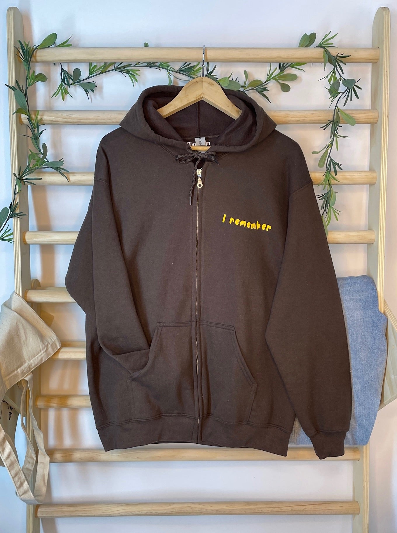 Life Goes On Zip Up Hoodie