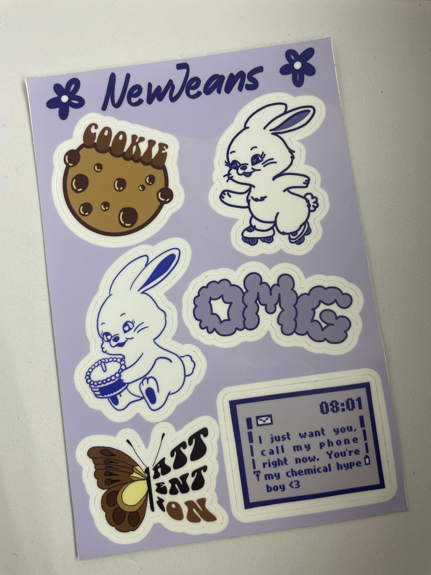 NewJeans Sticker Sheet