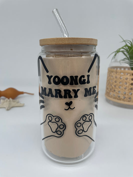 Yoongi Marry Me Cup