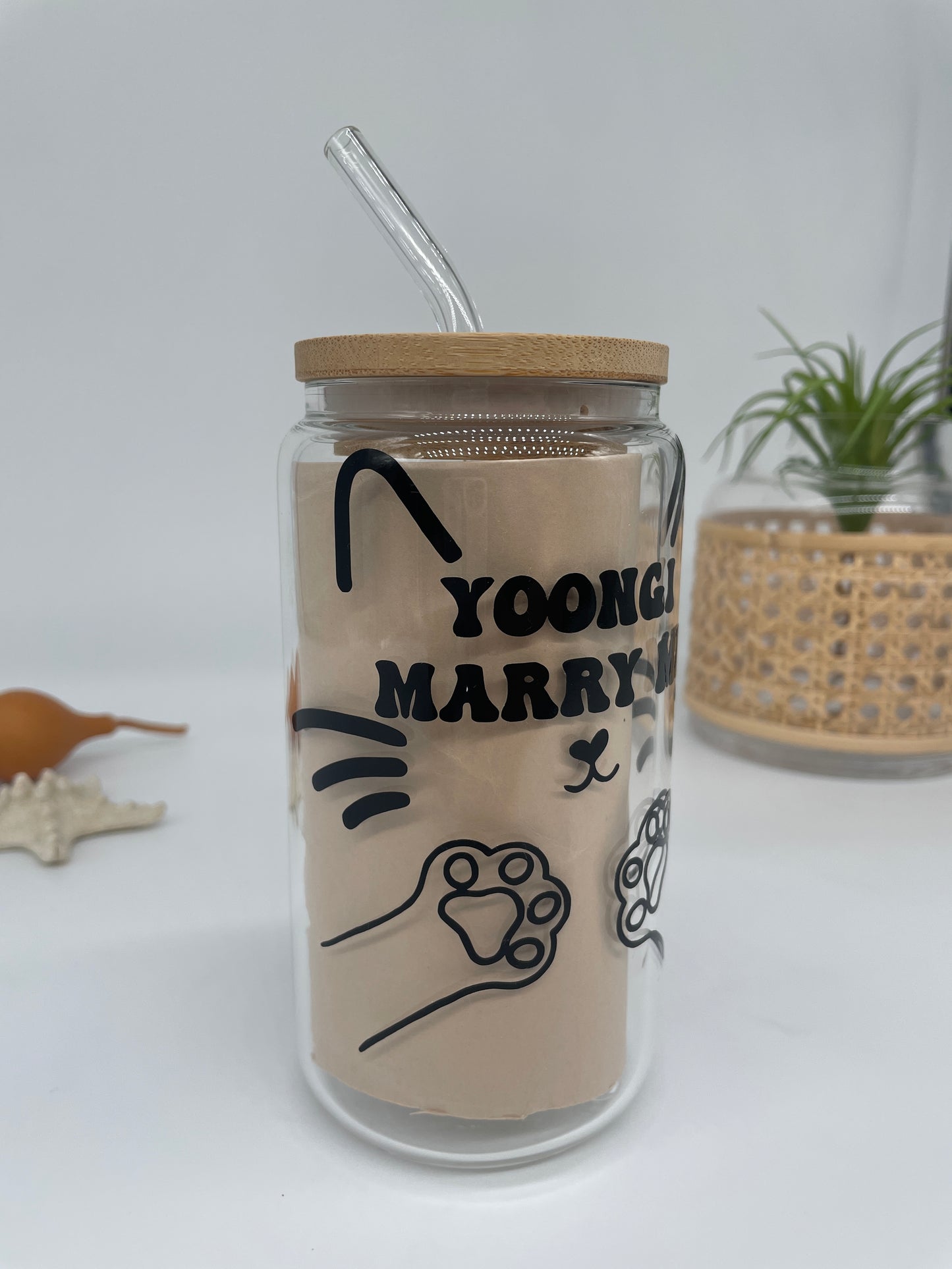 Yoongi Marry Me Cup